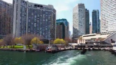 4k Toronto Adaları feribot dan Ultrahd Timelapse
