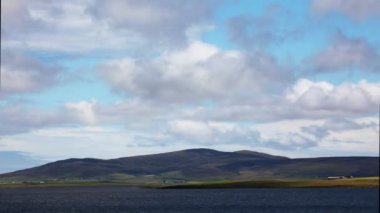 4 k Ultrahd manzara karşısında Harray, Orkney, İskoçya Loch