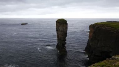 4 k Ultrahd Orkney, İskoçya Yesnaby Kalesi