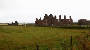 Earl ün Sarayı Birsay, Orkney, İskoçya'nın 4 k Ultrahd Timelapse