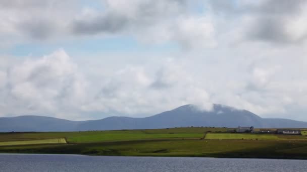 4 k Ultrahd Loch van Harray, Orkney, Schotland — Stockvideo