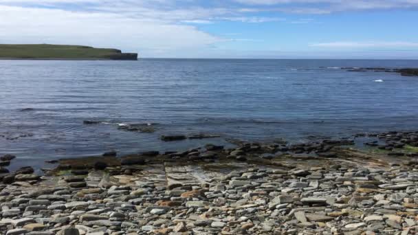 4 k Ultrahd bild på Bay av Skaiil, Orkney — Stockvideo