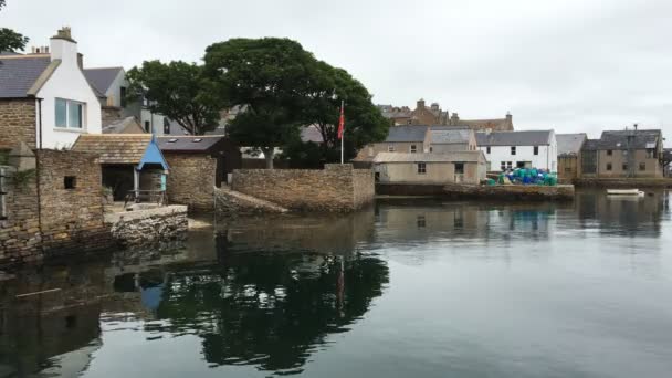 4K UltraHD Stromness harbor, Orcadas, Escocia — Vídeos de Stock