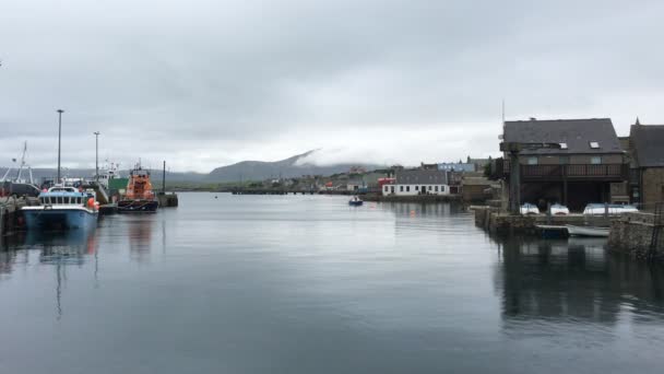 4k ultrahd stromness hafen in orkney — Stockvideo