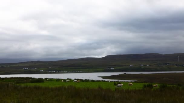 4K UltraHD Timelapse scene on the Isle of Skye, Scotland — Stock Video