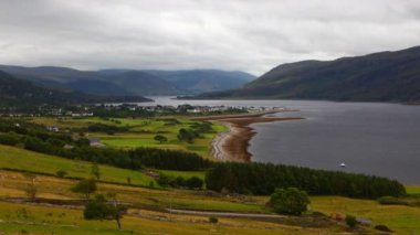 4k Ultrahd Ullapool İskoçya'da bakan Timelapse