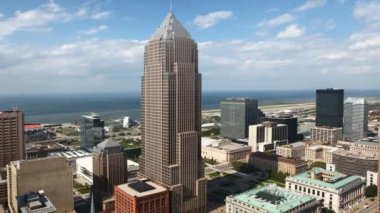 4 k Ultrahd Timelapse anteni Cleveland, Ohio