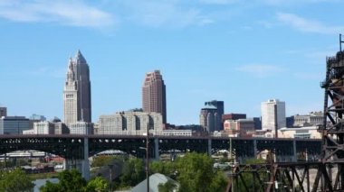 4k Ultrahd Timelapse Cleveland Skyline