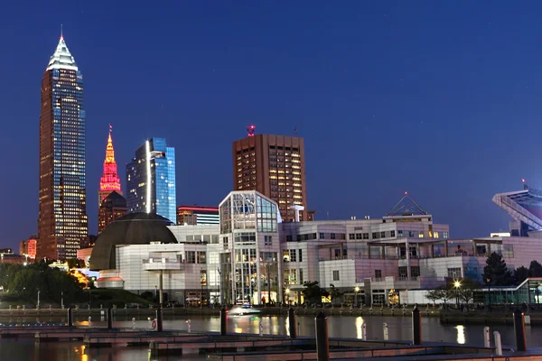 Night view in Cleveland, Ohio — Stock Photo, Image