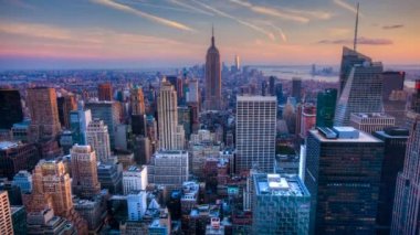 4k Ultrahd gün gece timelapse New York şehri için