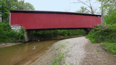 Amerika Birleşik Devletleri Indiana 'daki Melcher Köprüsü