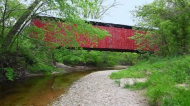 Amerika Birleşik Devletleri, Indiana 'daki Rush Creek Kapalı Köprüsü