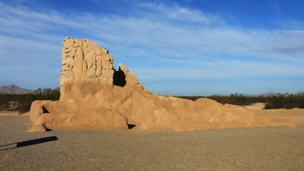 Sonora Desert Arizona United States January 2017 Timelapse View Casa — Stok video