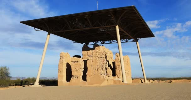 Sonora Desert Arizona Verenigde Staten Januari 2017 Timelapse Casa Grande — Stockvideo