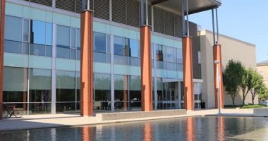 Welland, Ontario, Canada- 14 August, 2017: 4K UltraHD View of the Welland, Canada Town Hall