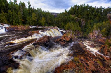 An Aubrey Falls view in Ontario, Canada