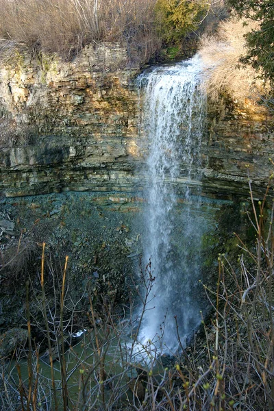 Vertical Borer Falls Ontario Canada — Stock Photo, Image