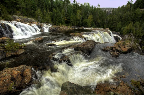 Ontario Kanada Daki Güzel Aubrey Şelalesi Manzarası — Stok fotoğraf