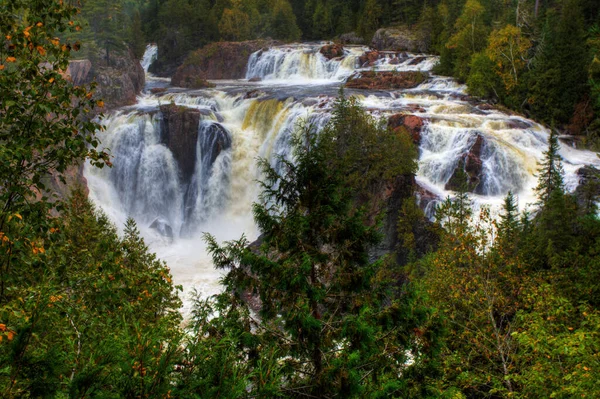 Wide View Aubrey Falls Ontario Canada — Stock Photo, Image