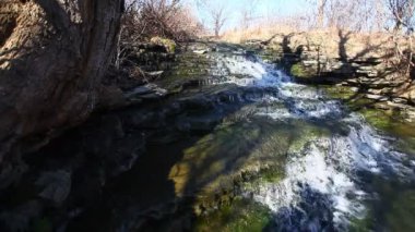 Ontario, Kanada 'da Billy Monkley Falls sahnesi