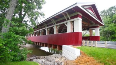 Ohio, ABD 'deki Mill Creek Kapalı Köprüsü