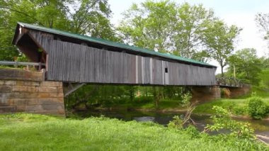 Amerika Birleşik Devletleri Ohio 'daki Otway Kapalı Köprüsü