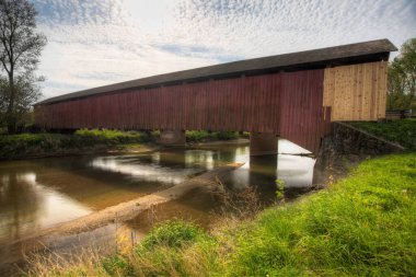 ABD 'nin Indiana şehrindeki Thorpe Ford Kapalı Köprüsü