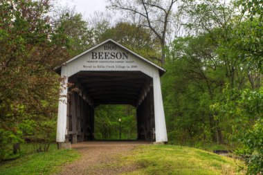 Indiana, ABD 'deki Beeson Kapalı Köprüsü