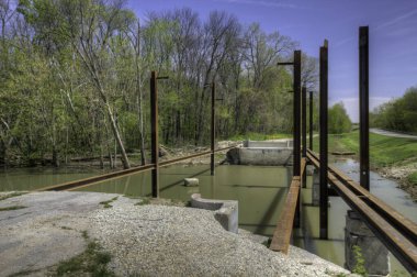 ABD 'nin Indiana kentindeki Seylan Köprüsü yeniden inşaata başlıyor.