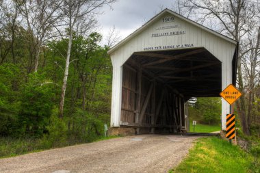 The Phillips Covered Bridge in Indiana, United States