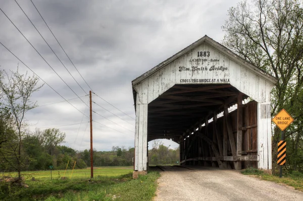 Sim Smith Köprüsü Indiana Amerika Birleşik Devletleri — Stok fotoğraf