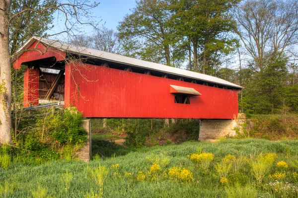 Holton Covered Bridge Indiana Verenigde Staten — Stockfoto