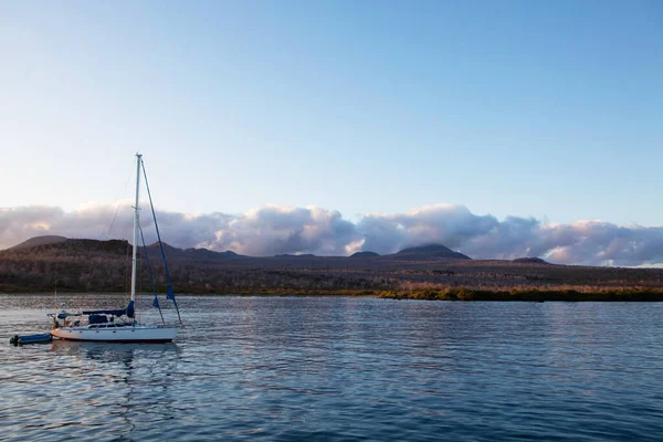 Widok Wysp Galapagos Wczesnym Rankiem — Zdjęcie stockowe