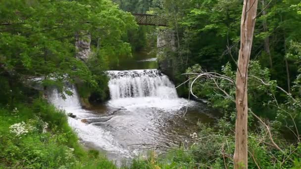 Kirchenfälle Ontario Kanada — Stockvideo