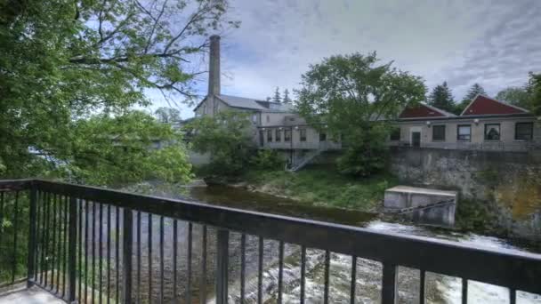 Ontario Canada September 2017 Motion Controlled View Beatty Mill Ontario — Stockvideo