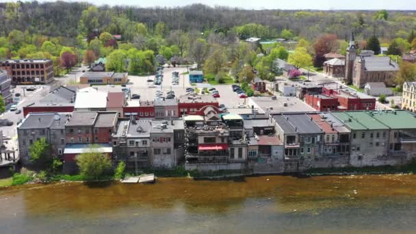 Scena Lotnicza Paryżu Ontario Kanada — Wideo stockowe