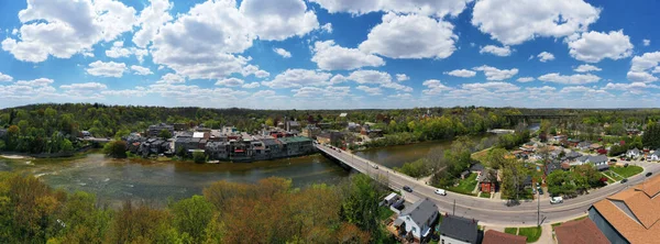 Panorama Aéreo París Ontario Canadá Día Soleado — Foto de Stock