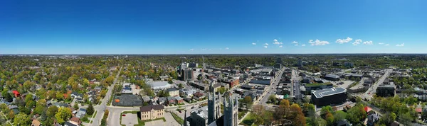 Panorama Aérien Guelph Ontario Canada Centre Ville — Photo