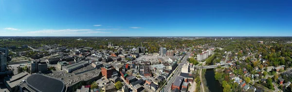 Panorama Aéreo Guelph Ontário Centro Canadá — Fotografia de Stock