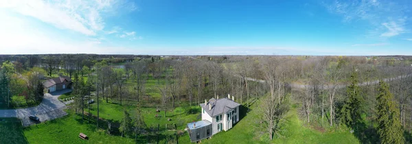 Oshweken Ontario Kanada Května 2021 Letecké Panorama Náčelníka Historický Domov — Stock fotografie