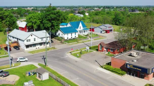 Skotsko Ontario Kanada Července 2021 Letectví Centra Skotska Ontario Kanada — Stock video