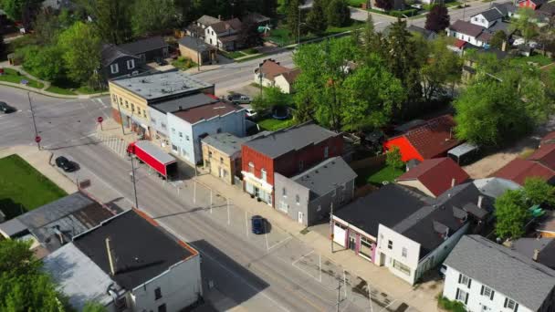 Aerial Scene Drumbo Ontario Canada — Vídeos de Stock