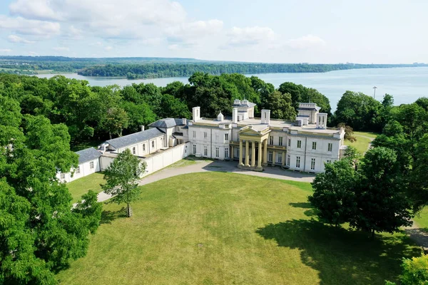 Hamilton Ontario Canada Juli 2021 Een Luchtfoto Van Dundurn Castle — Stockfoto