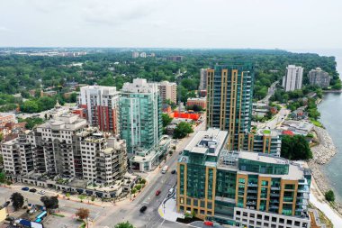 Burlington, Ontario, Kanada 'daki liman manzarası
