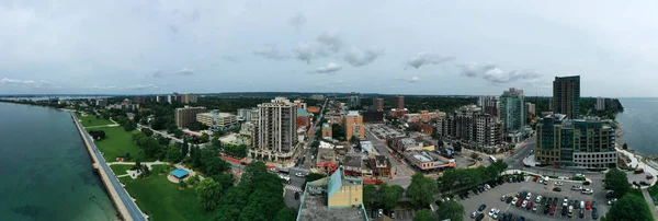 Burlington Ontario Kanada Július 2021 Légi Panoráma Belváros Burlington Ontario — Stock Fotó