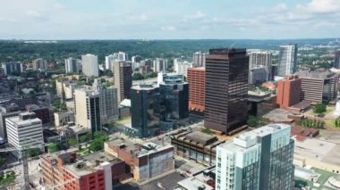 Hamilton Havalimanı, Ontario, Kanada şehir merkezi, editör 4K