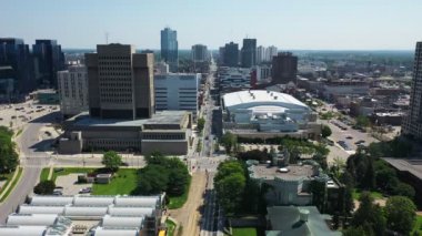 Londra Havalimanı, Ontario, Kanada şehir merkezi 4K