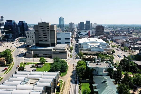 Aerial View London Ontario Canada Clear Day — Stock Photo, Image