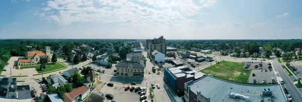 Eine Luftaufnahme Von Thomas Ontario Kanada Innenstadt — Stockfoto