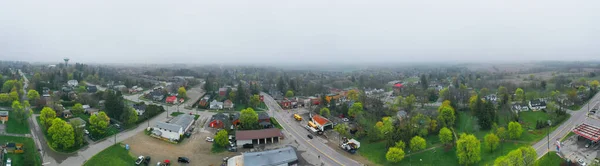 Een Antenne Panorama Van Het Centrum Van George Ontario Canada — Stockfoto